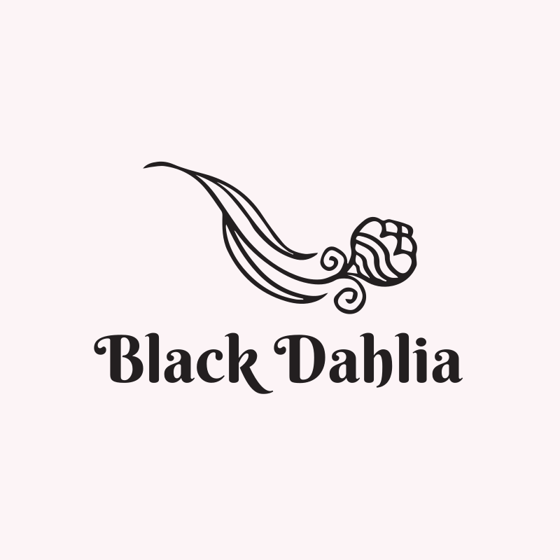 Black Dahlia Logo Design