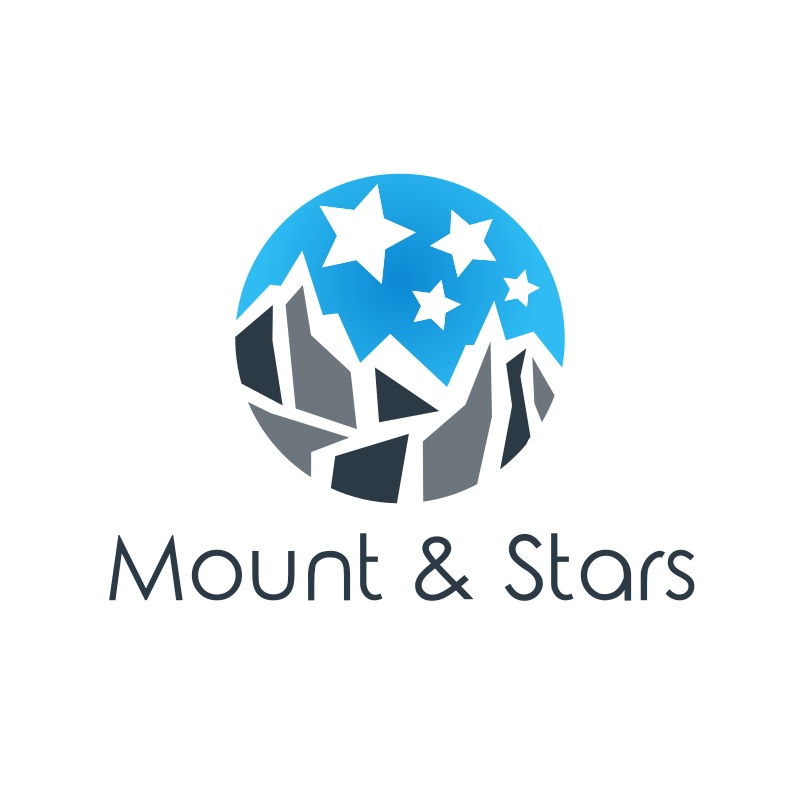 Mount & Stars Logo Design