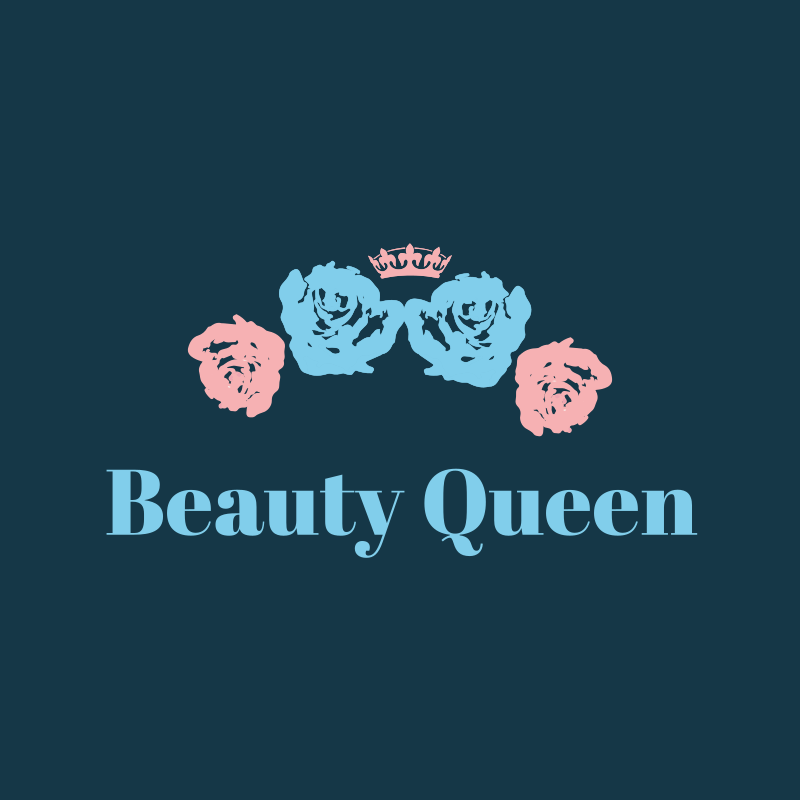 Beauty Queen Floral Logo Design