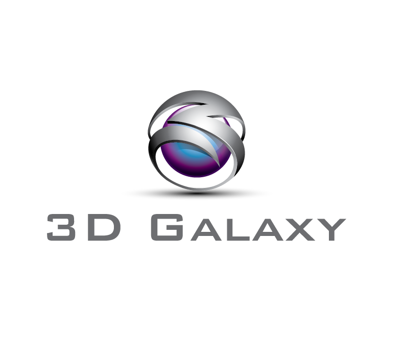 Futuristic 3D Galaxy Logo Design by Iphone4
