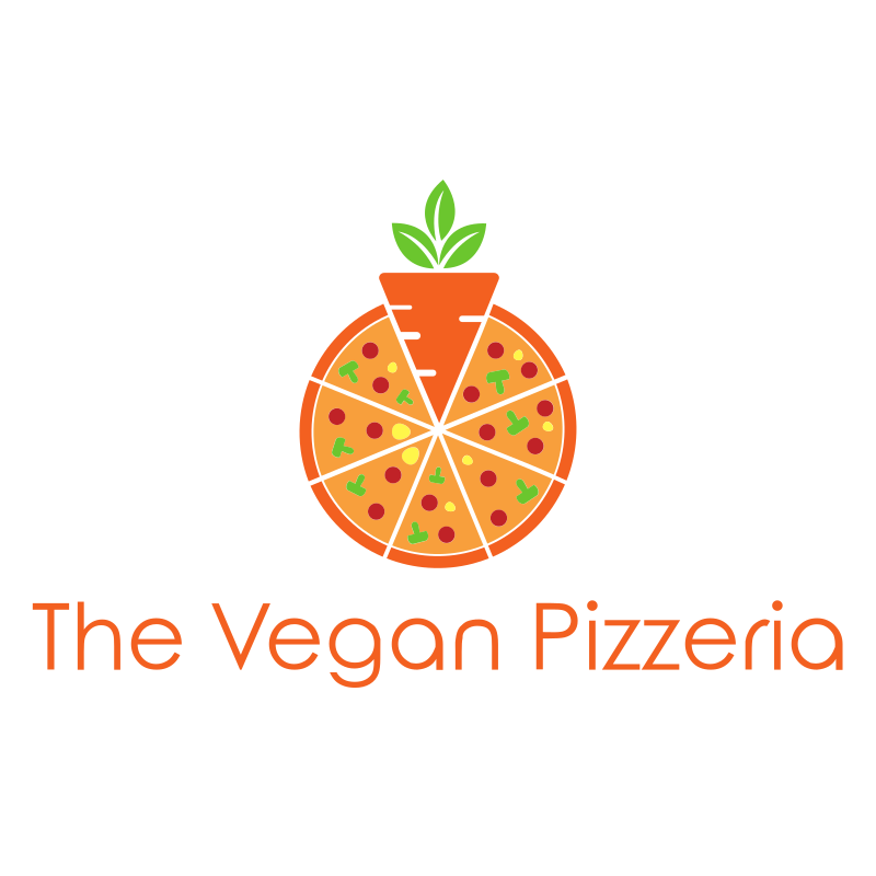 Vegan Pizzeria Logo Design