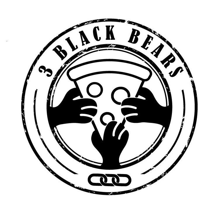 3 Black Bears Logo Design by laxmi janardan