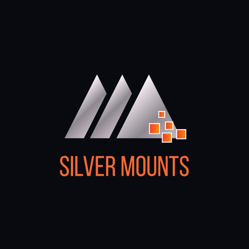 Silver Mounts Triangle Logo Design