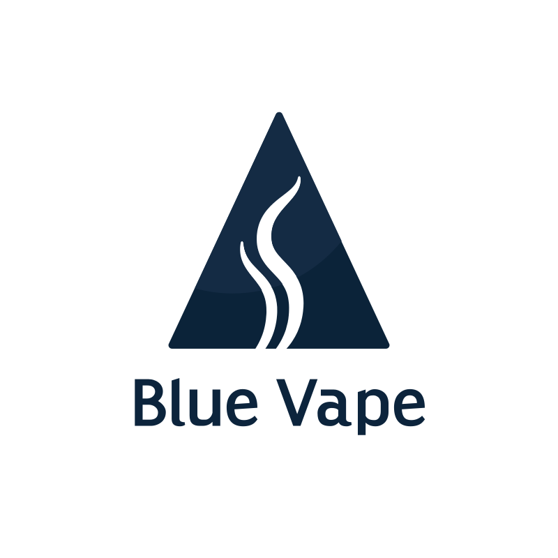 Triangle Blue Vape Logo Design