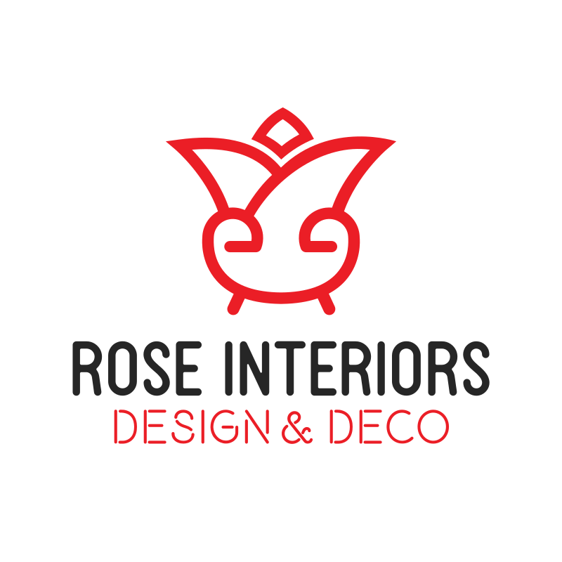 Rose Interiors Logo Design