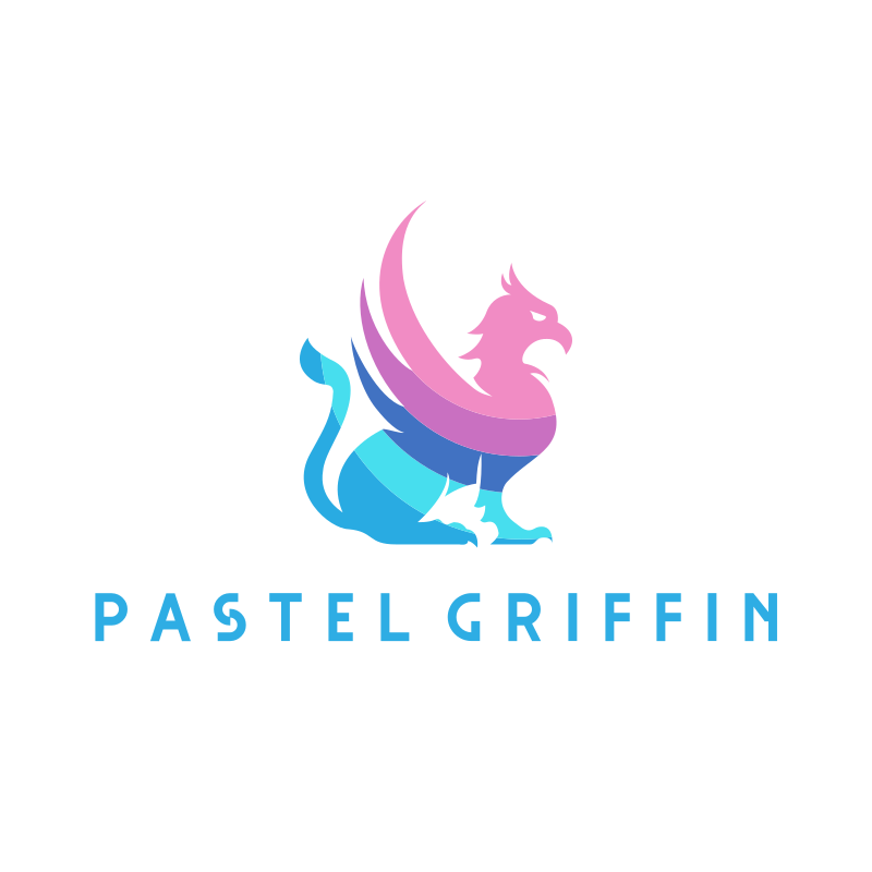 Pastel Griffin Logo Design
