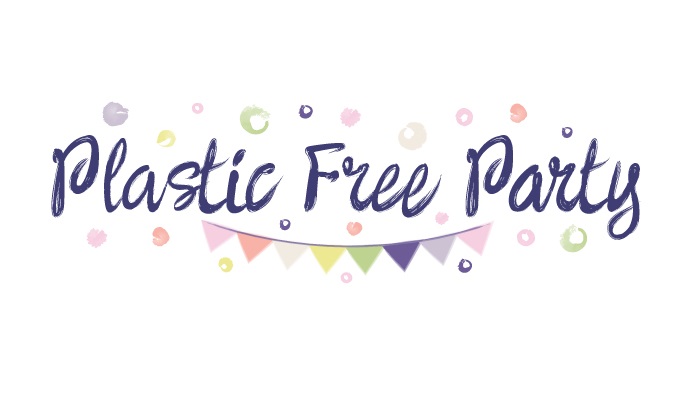 Plastic Free Party Watercolor Logo Design by ACK Design