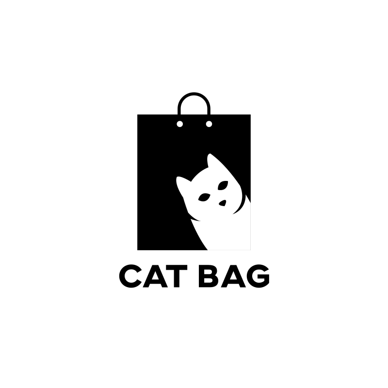 Cat Bag Logo Design