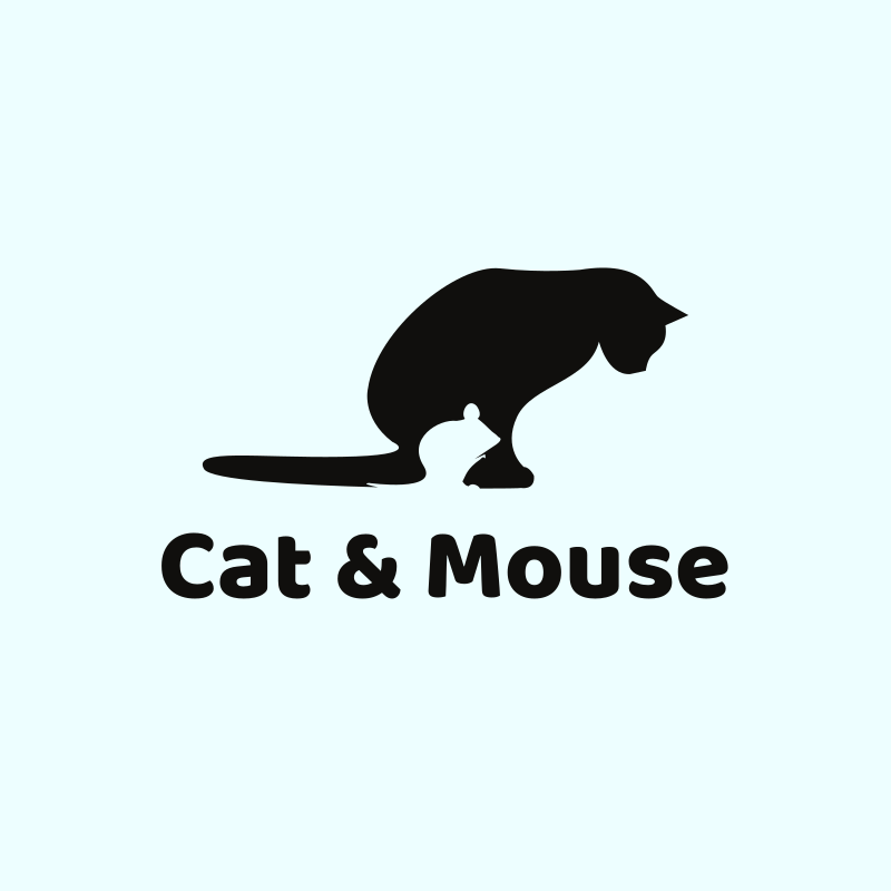 Cat & Mouse Logo Design