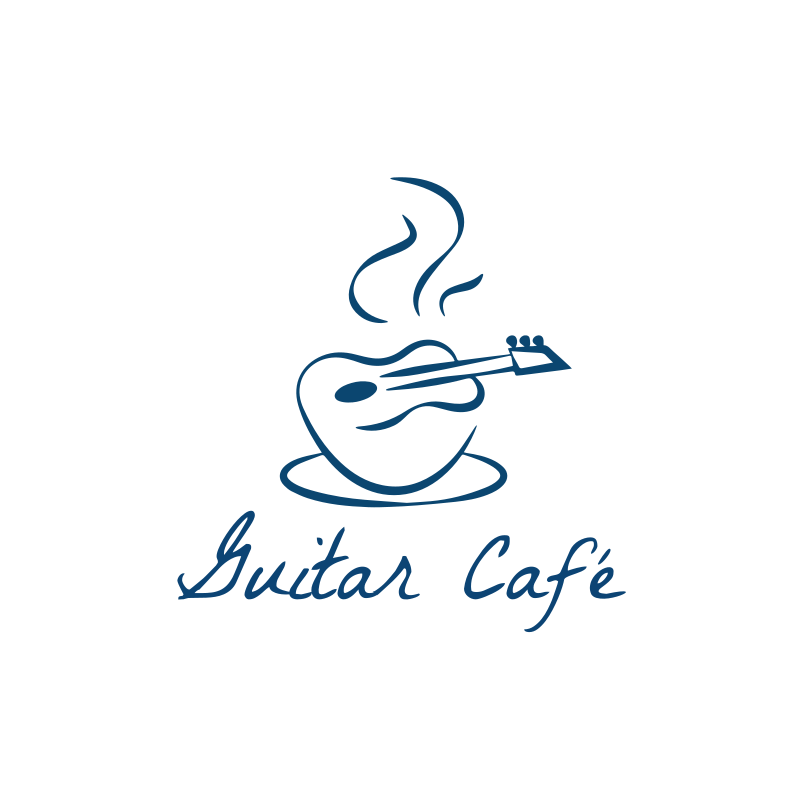 Guitar Café Logo Design