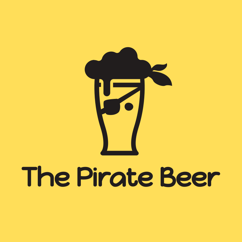 The Pirate Beer Logo Design