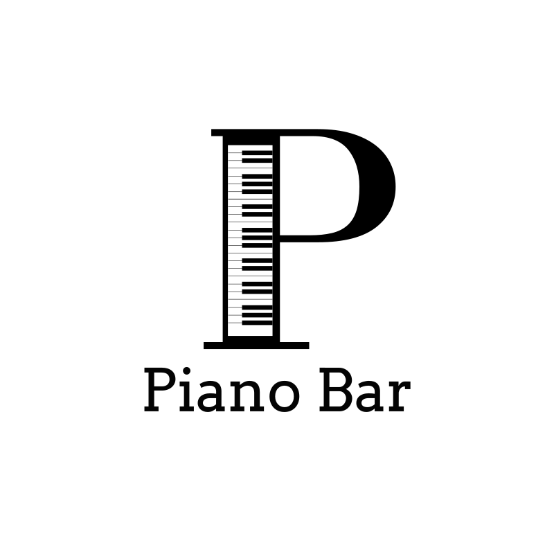 Piano Bar Logo Design