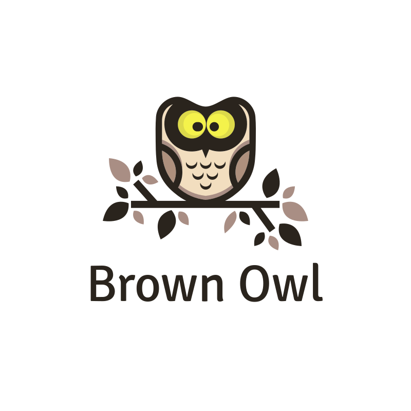 Brown Owl Logo Design
