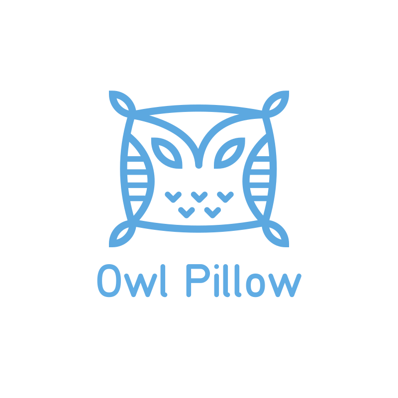 Owl Pillow Logo Design 