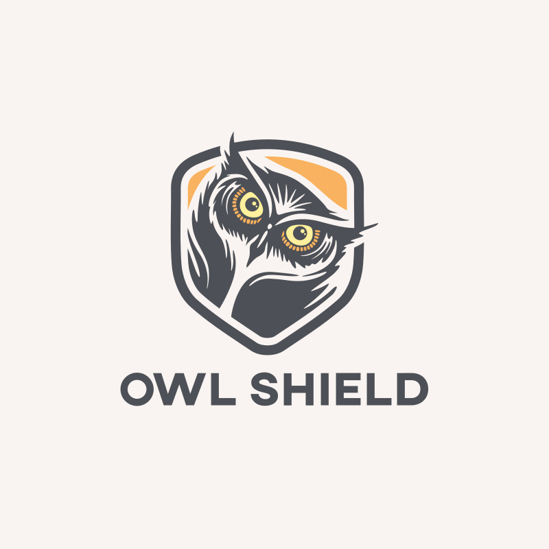 Owl Shield Logo Design