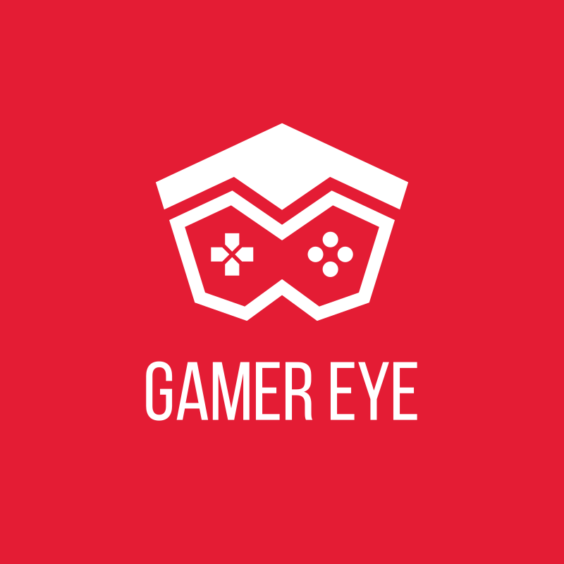 YouTube Gamer Eye Logo Design
