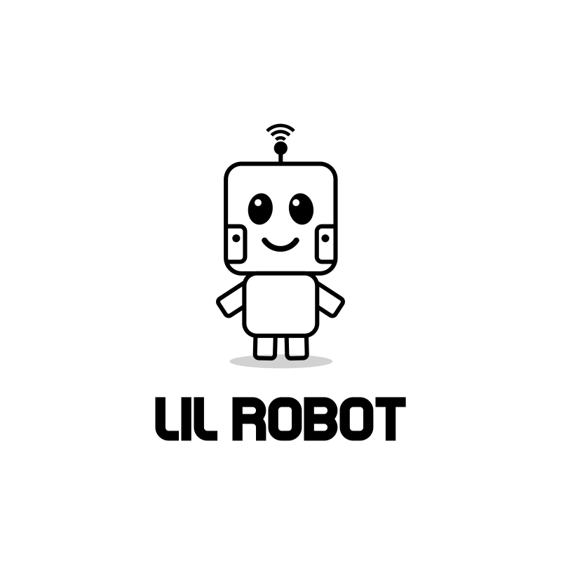 Lil Robot Logo Design