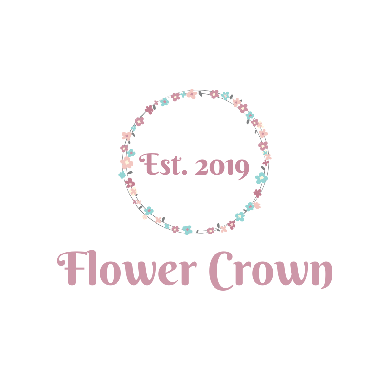 Flower Crown Logo Design