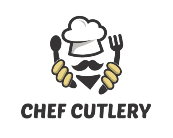 Chef Cutlery Logo Design by Town