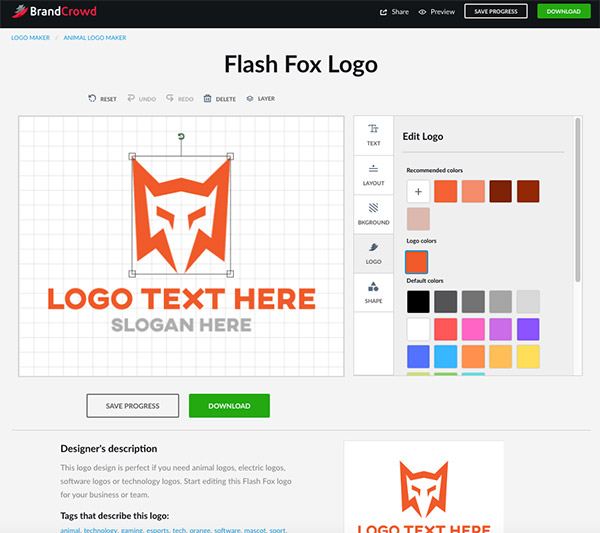 Flash Fox Logo