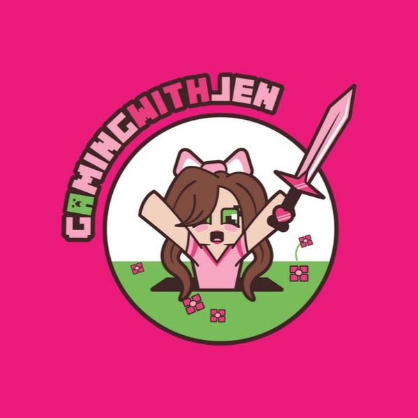 Gaming With Jen Logo Design