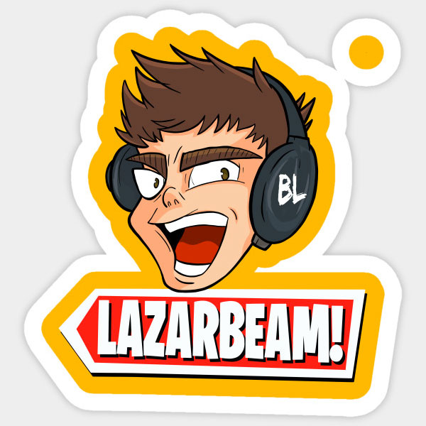 Lazarbeam Logo Design