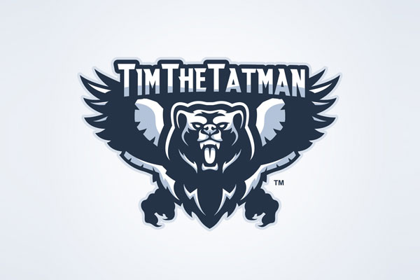 Tim The Tat Man Logo Design