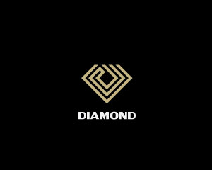Diamond Logo Design by Monogramer