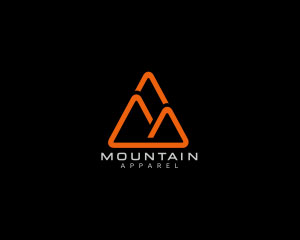 Mountain Logo Design by Danoen