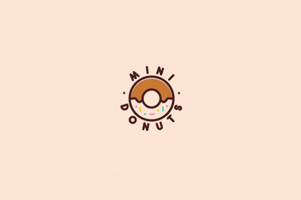 Donut Logo Design by Macaaca