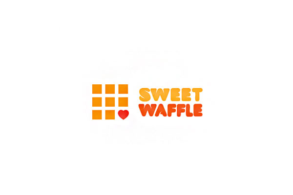 Waffle Logo Design by Sonjapopova