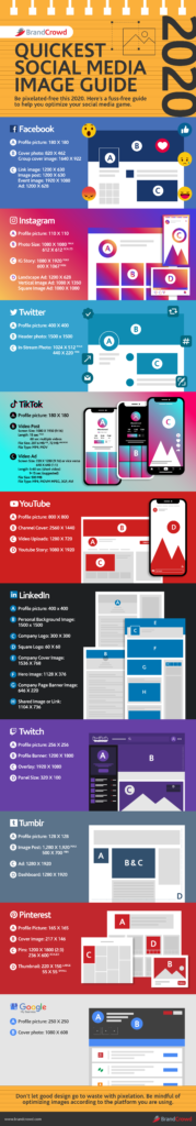 Quickest Social Media Image Guide 2020 - BrandCrowd Blog