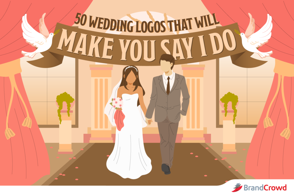 50 Wedding Logos That Will Make You Say I Do BrandCrowd blog