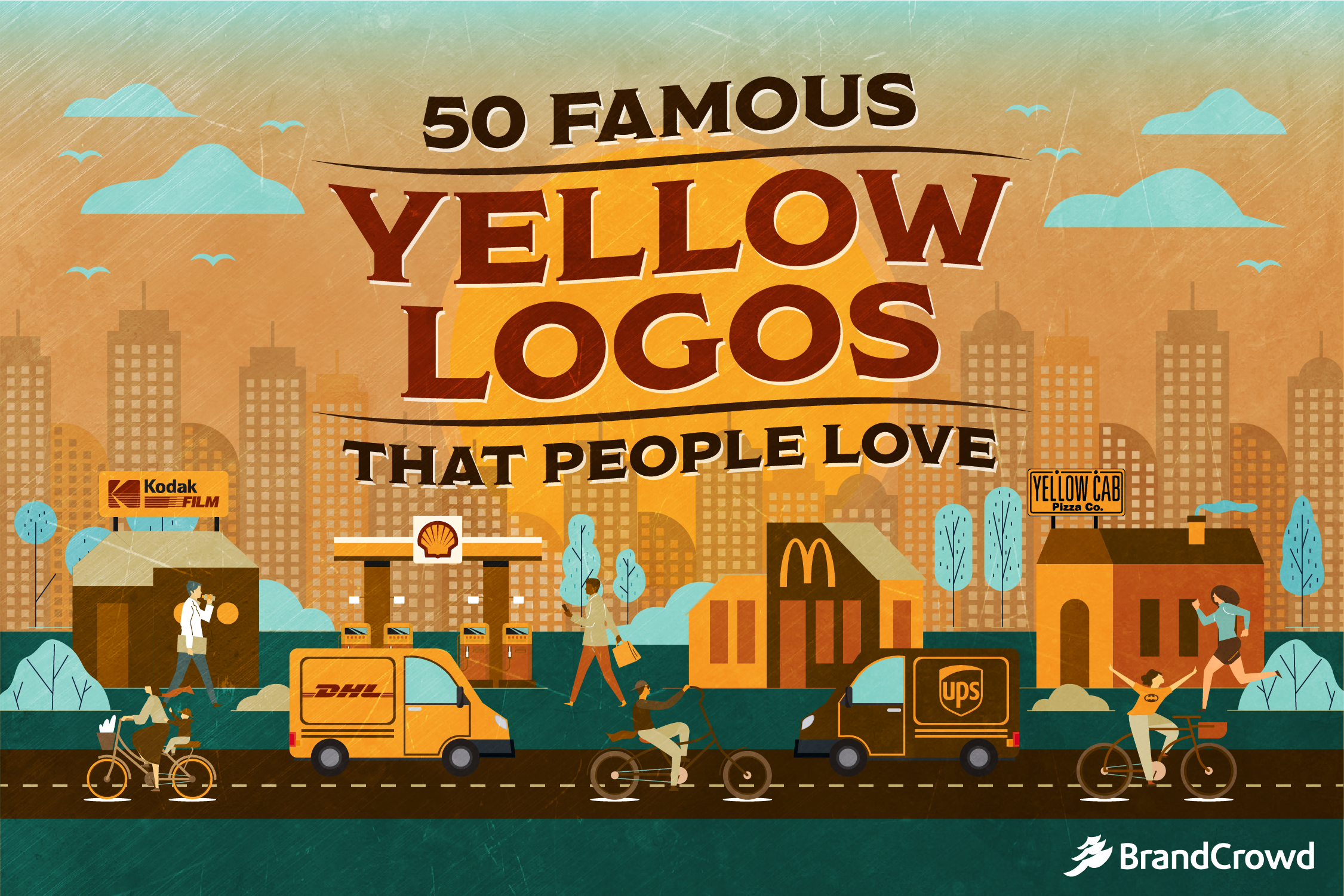 companies with yellow logos
