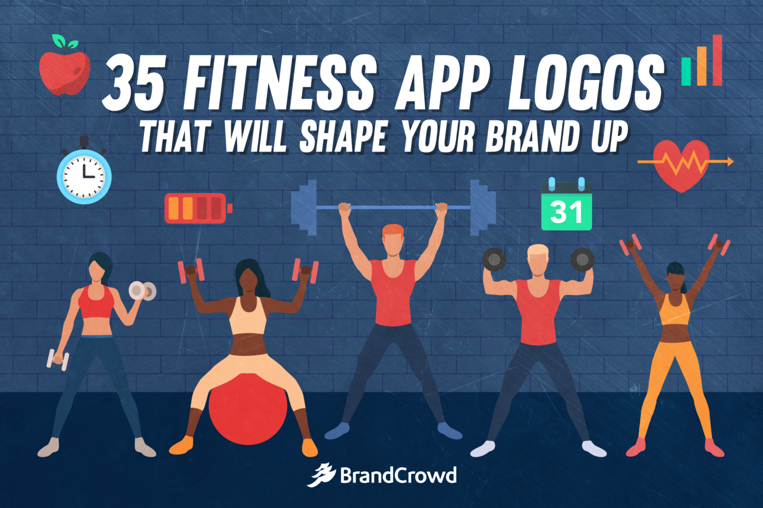 35 Fitness App Logos That Will Shape Your Brand Up BrandCrowd blog