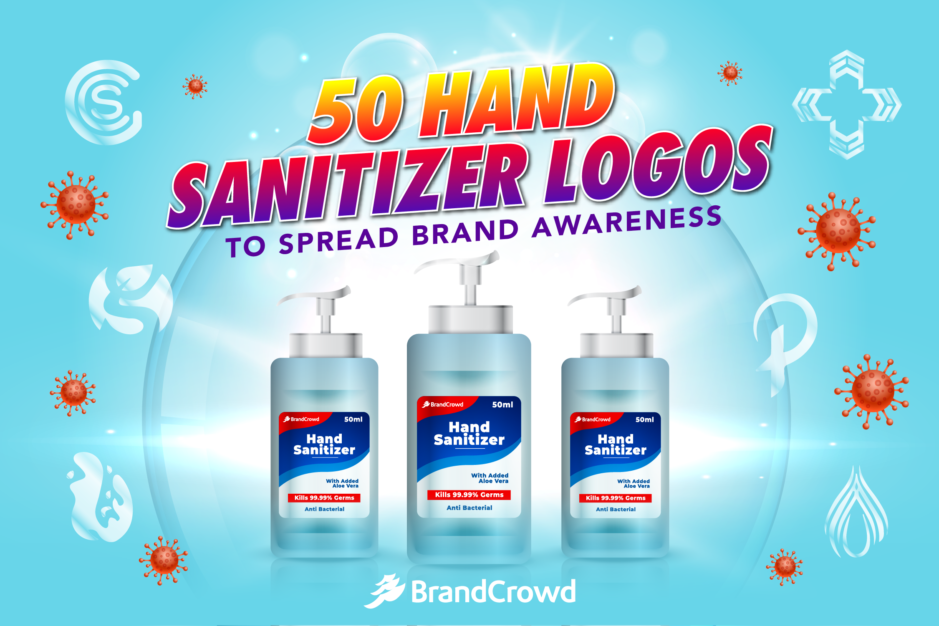 50 Hand Sanitizer Logos to Spread Brand Awareness BrandCrowd blog