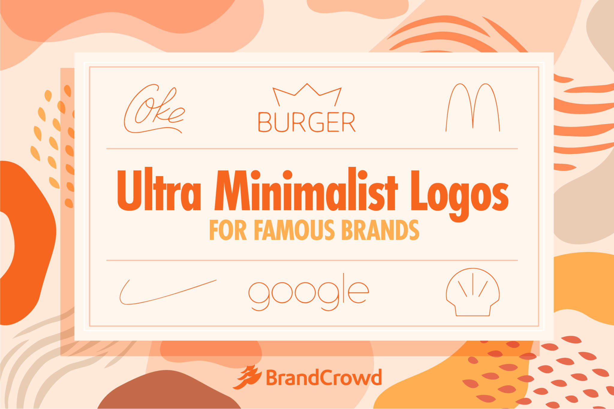 Ultra Minimalist Logos for Famous Brands | BrandCrowd blog