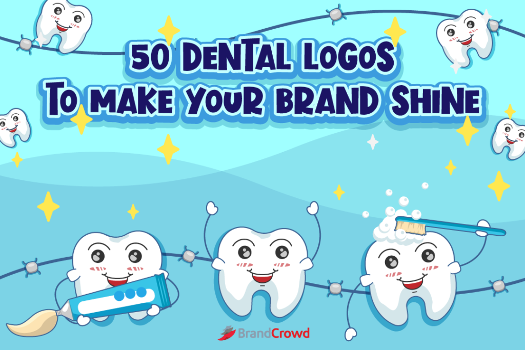 50 Dental Logos to Make Your Brand Shine