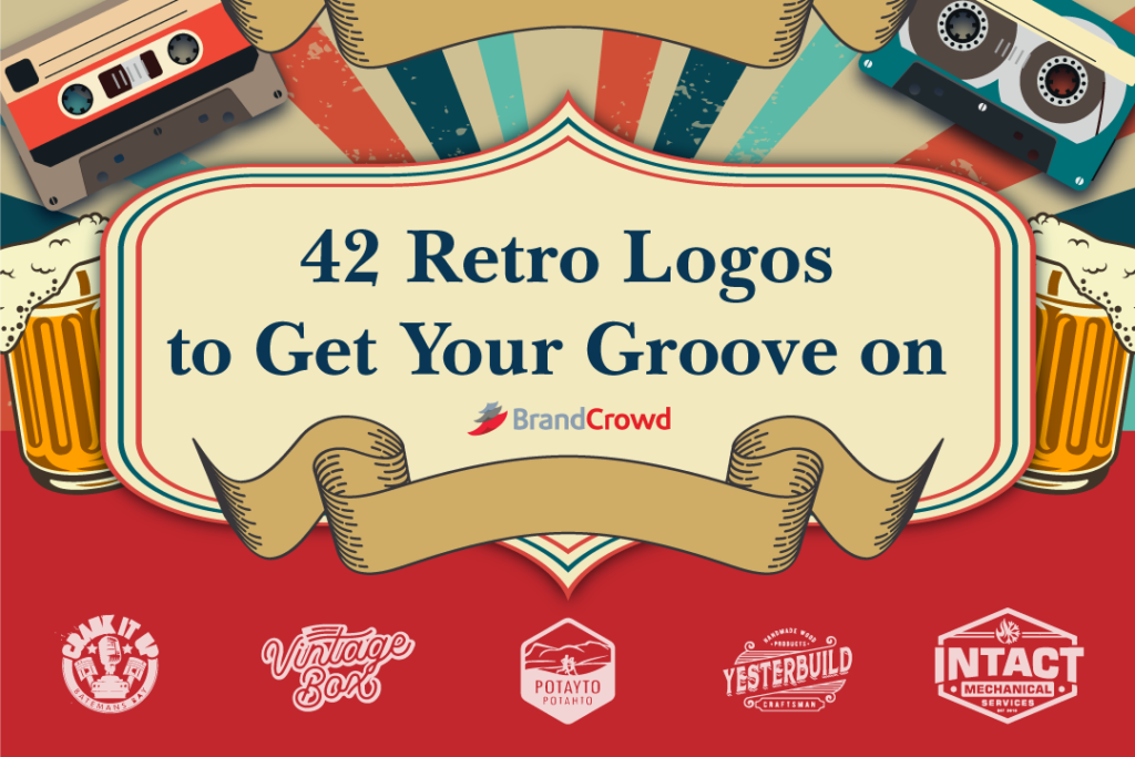 42 Retro Logos to Get Your Groove on