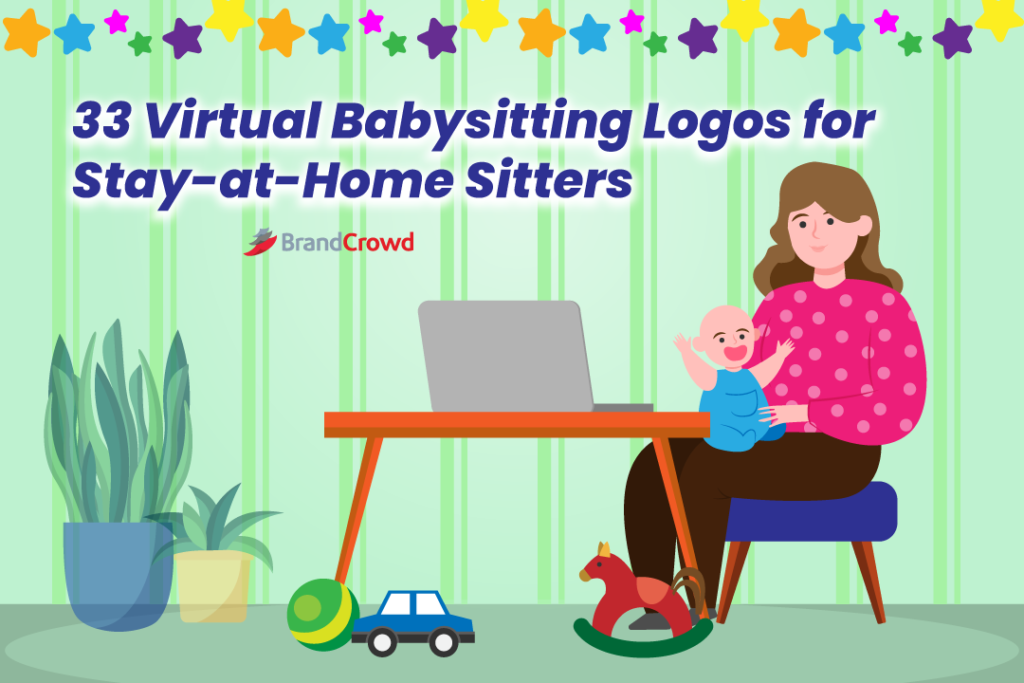 33 Virtual Babysitting Logos for Stay-at-Home Sitters