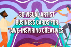 32 Visual Artist Business Cards For Awe-Inspiring Creatives