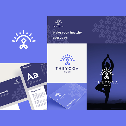 45 Yoga Logos for Brand Wellness