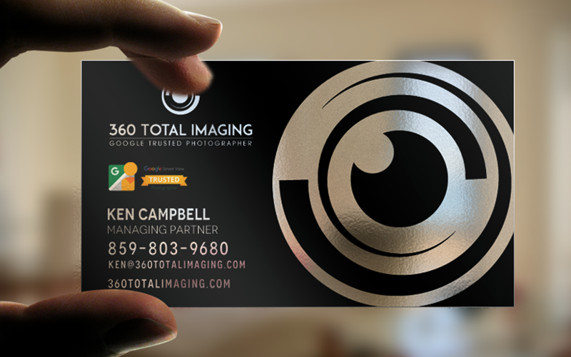 cool photographer business card