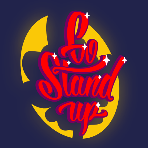 Stand up comedy logo design with boy cartoon... - Stock Illustration  [84561271] - PIXTA