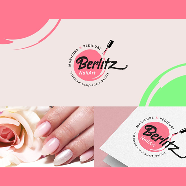 Buy Nail Artist Logo, Beauty Salon Logo, Butterfly Design, Nail Logo Design,  Feminine Branding, Pink Glitter Design, Nail Salon Unique Kit 040 Online in  India - Etsy