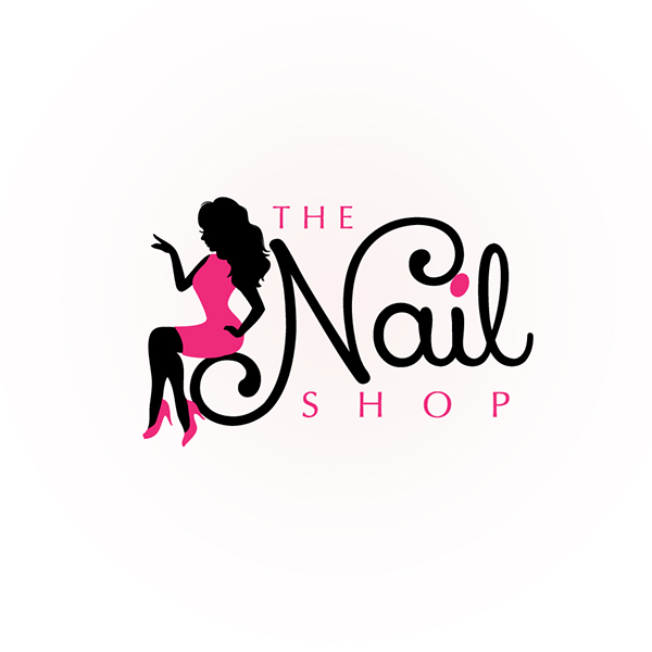 Manicure Offer with Red Nail Polish Online Logo Template - VistaCreate