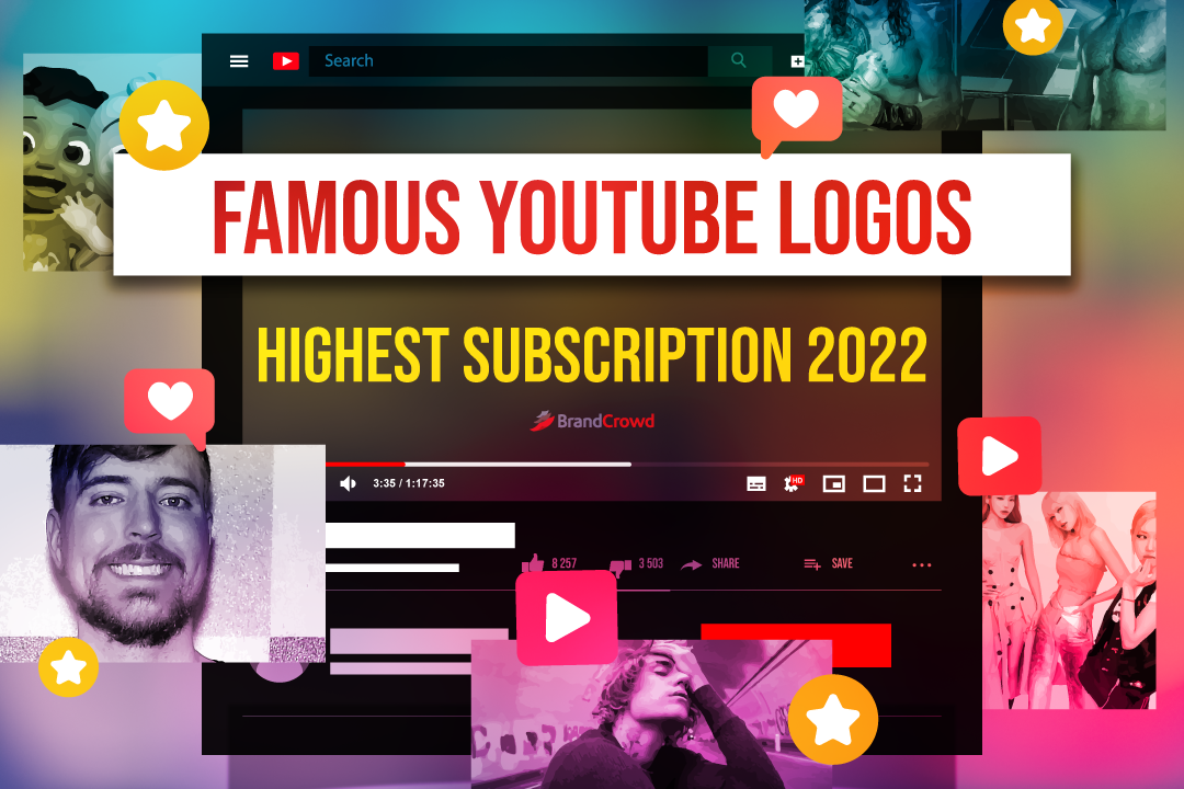 Top 6 Most Subscribed  Channels - Sub Count History (+