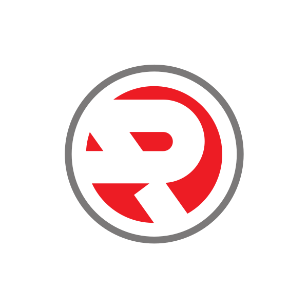 red circle logo with r