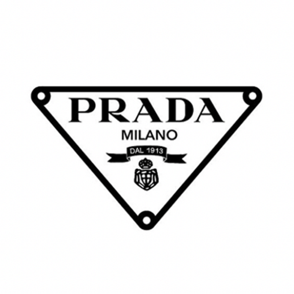 Prada logo. Логотип Prada Milano. Prada логотип бренда.