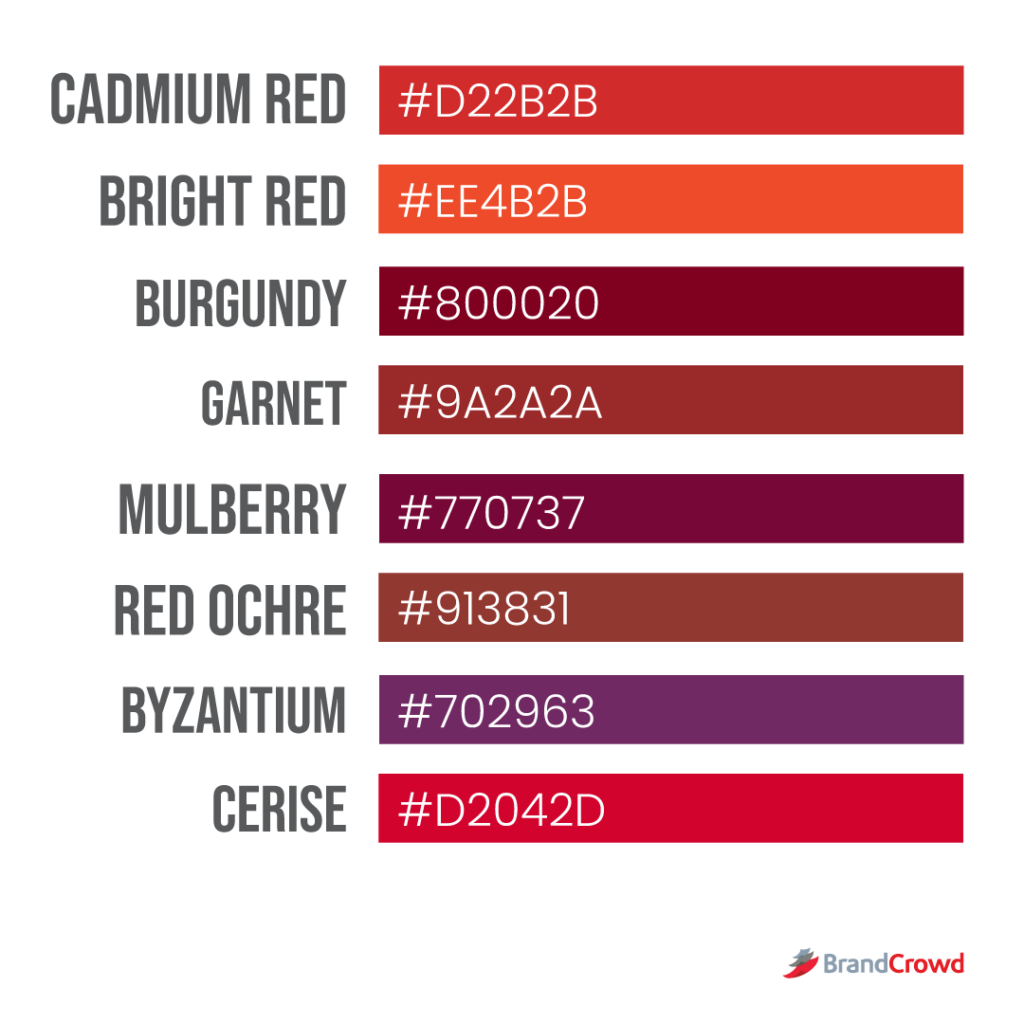 What does the color maroon mean? - 99designs